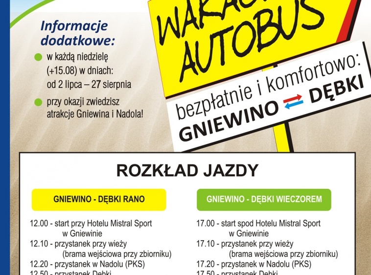 Kompleks "Kaszubskie Oko" Wakacyjny autobus