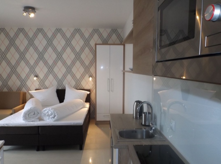 Apartamenty WILLA PORT Apartament jednopokojowy nr 2 - dla 2 osób lub dla 2 osób z 1 dzieckiem.
