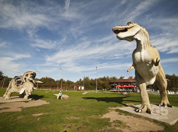 Kompleks "Kaszubskie Oko" Makieta dinozaura