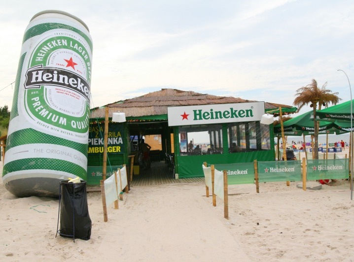 Heineken na plaży 