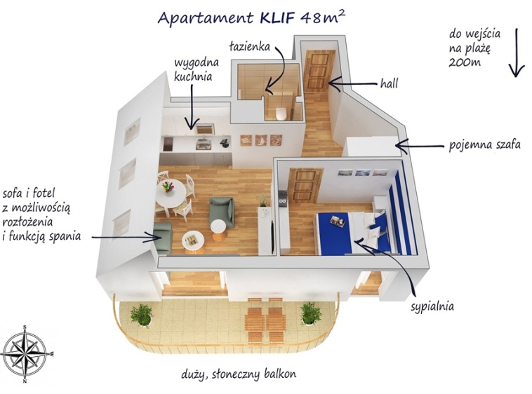 Apartament KLIF 