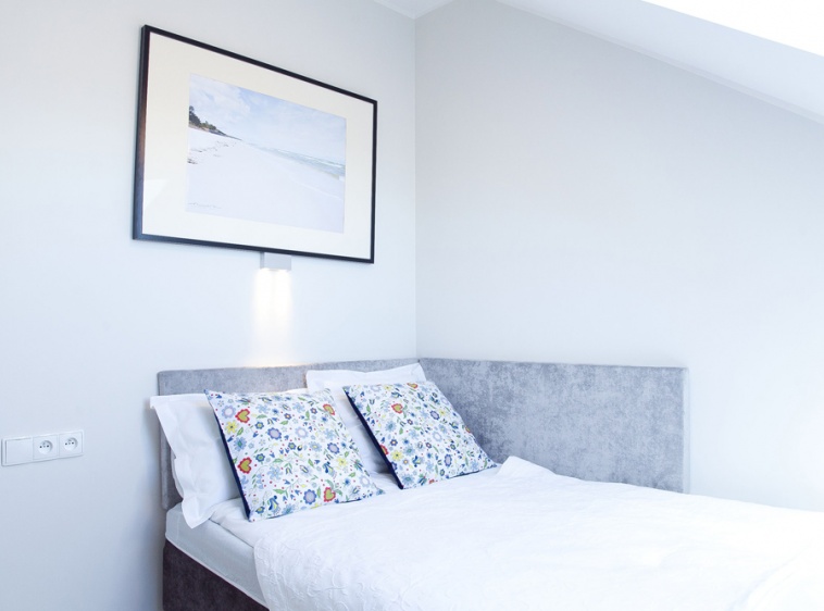 Apartament Wschodni Sypialnia podwójne łóżko