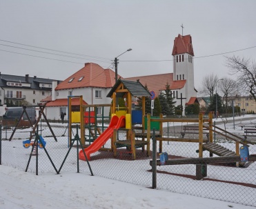 Plac zabaw dla dzieci przy ulicy Kolorowej.