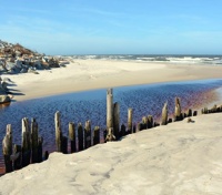 Karwia wiosenny spacer po plaży